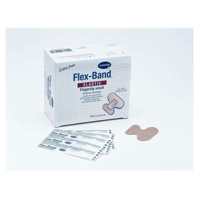 Bandage Fabric Flex-Band Fingertip 2x1.75" Flexible Flesh LF 100/Bx, 24 BX/CA - Surgical Supplies NY
